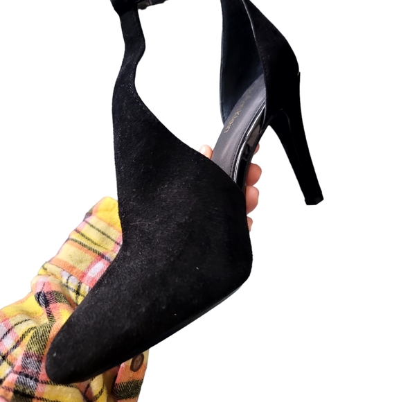 Calvin Klein Suede T-strap Pump - Picture 8 of 10